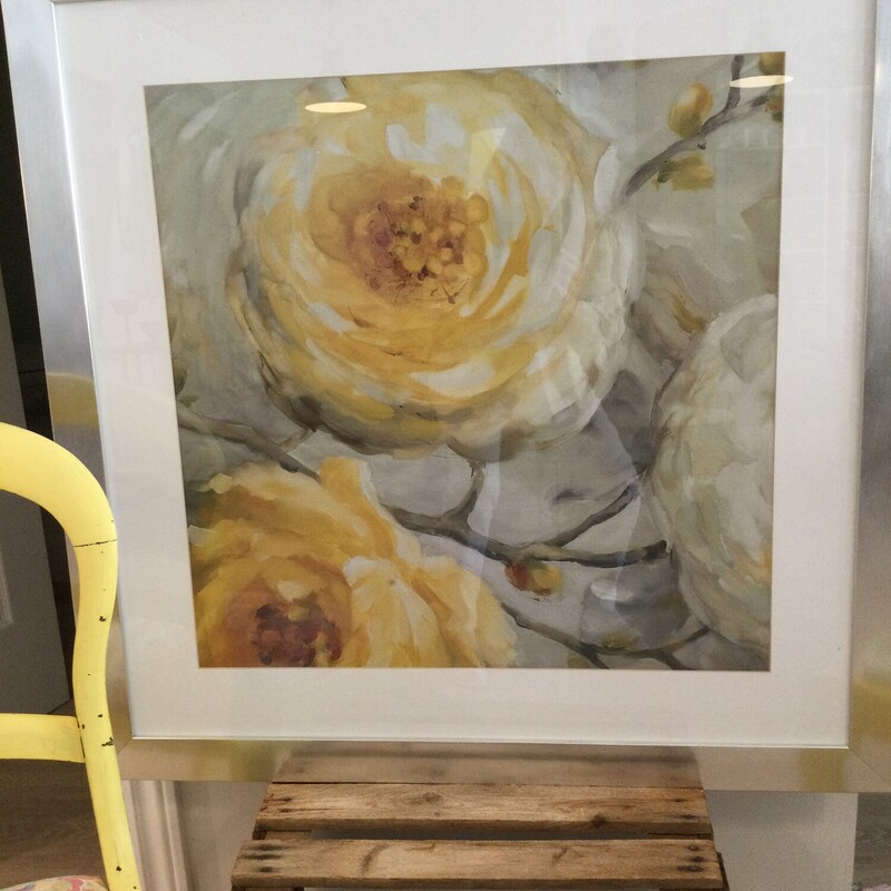 Framed Print - Yellow Flo