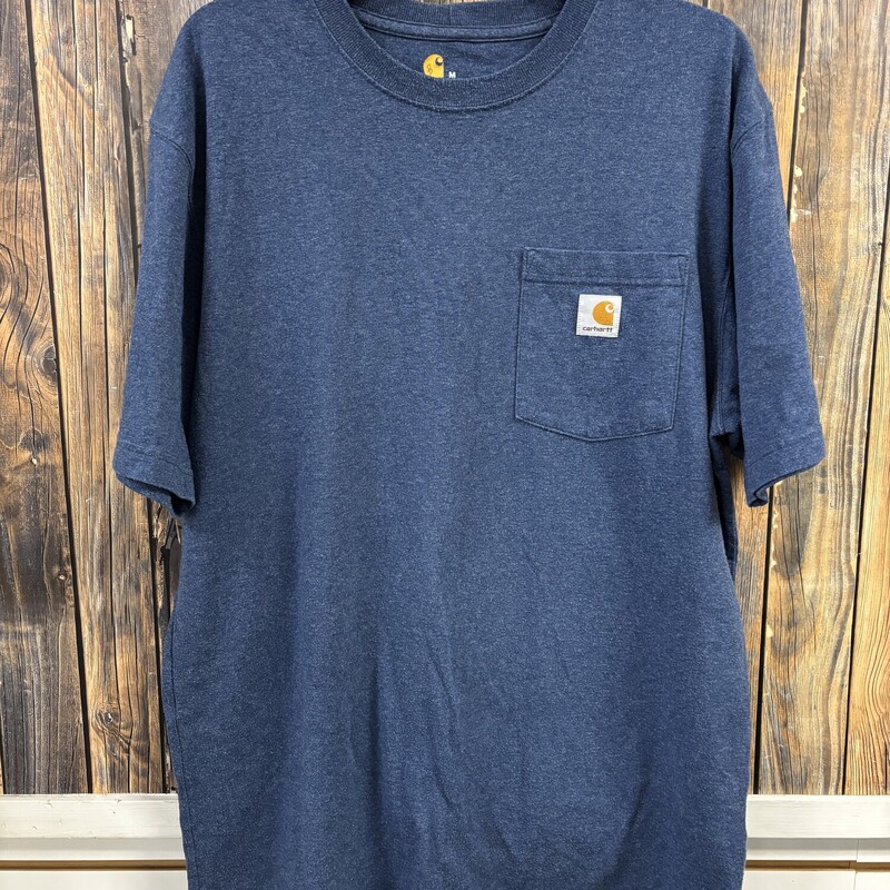 Light Blue Carhartt Pocket Tee, Size: M