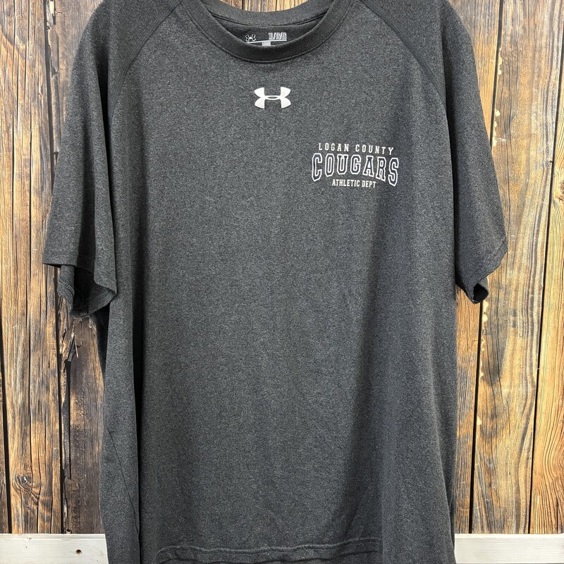 Grey UA LC Cougars Tee