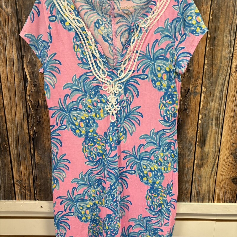 Pink/bluelilly Pulitzwer, Size: Small