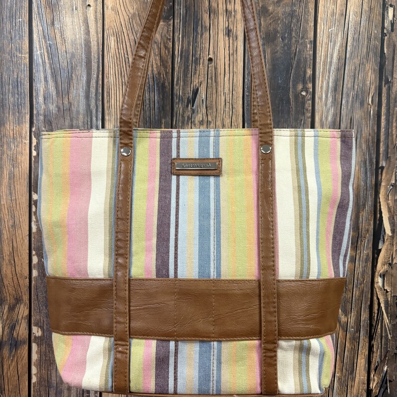 Stripe Longaberger Purse