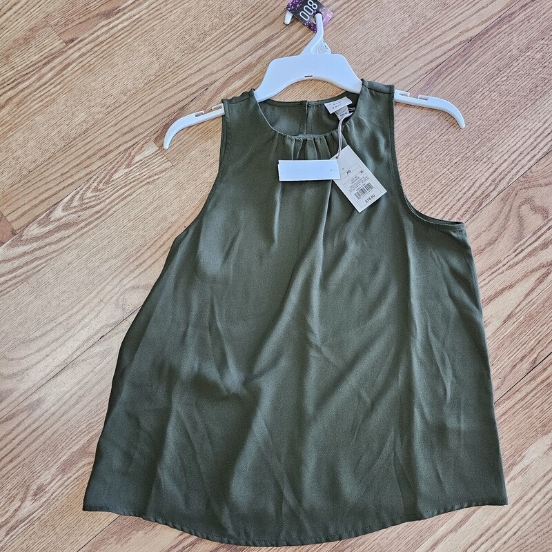NEW A NEW DAY TANK, GREEN, Size: XS