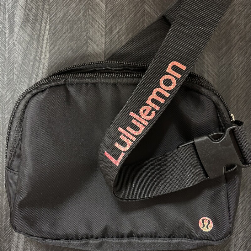 Black Designer Belt Bag (
