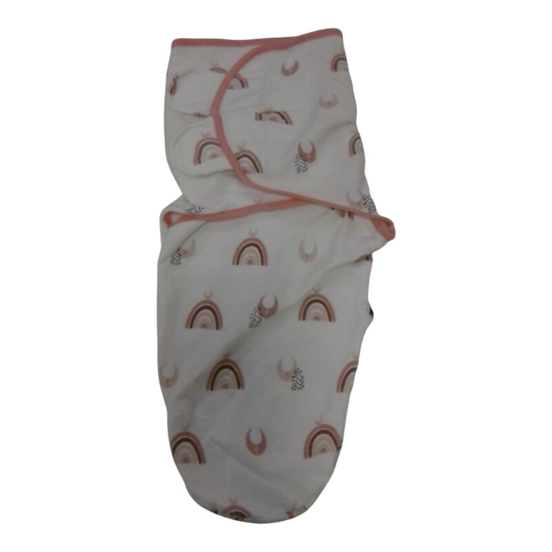 Swaddle: White/Pink