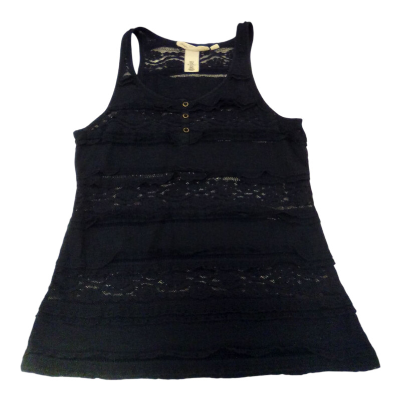 Shirt: Navy/Lace