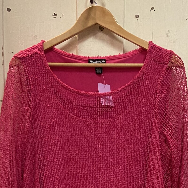 Hot Pink Mesh Tank/Top