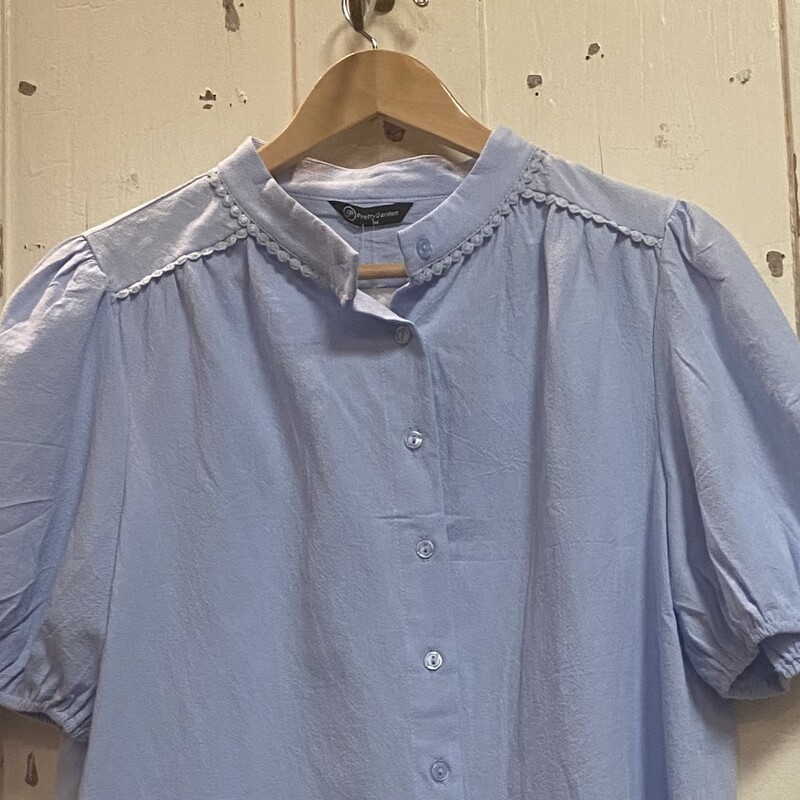 NWT Blu Eyelet Shirt