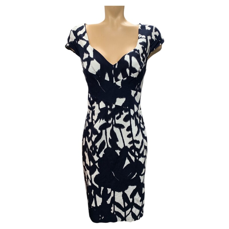 Adrianna Papell S10, Nvy/whit, Size: M