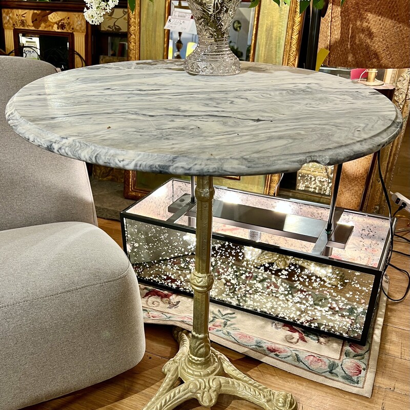 Table Accent Marble Round