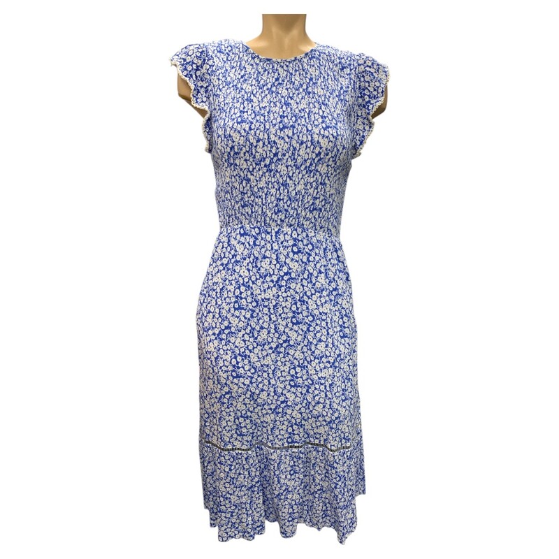 Lost & Wonder Dress, Blue/whi, Size: M