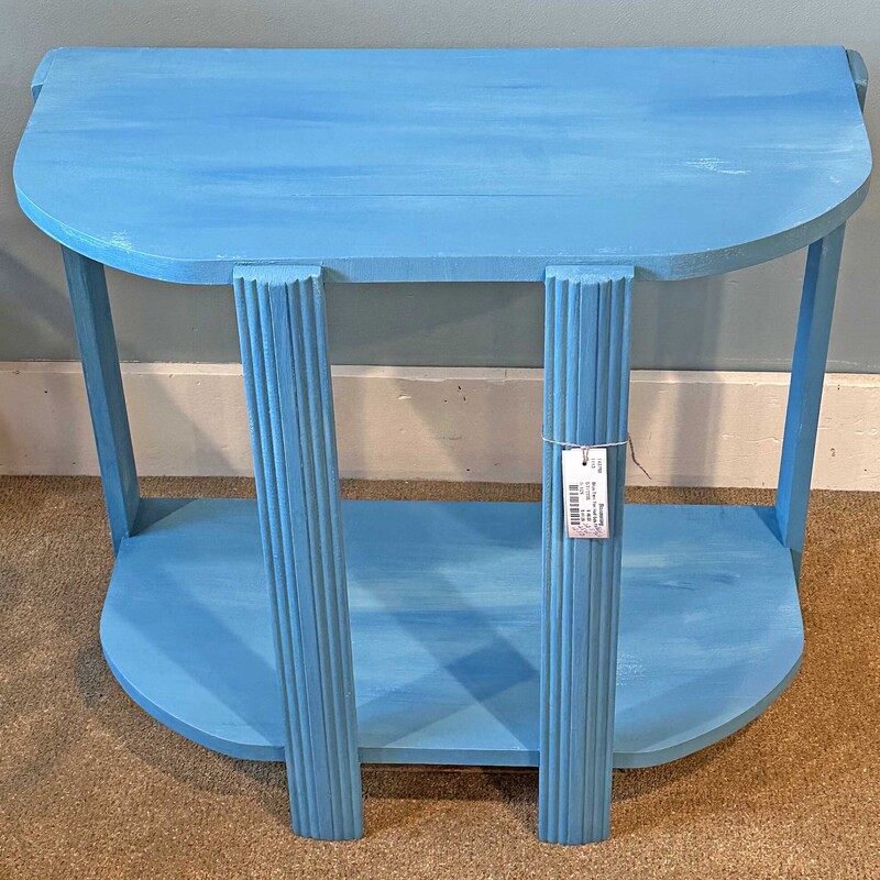 Blue Two Tier Half Side T