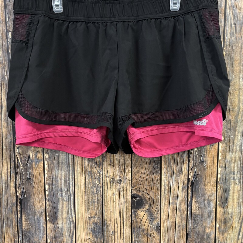 Black & Pink Avia Shorts