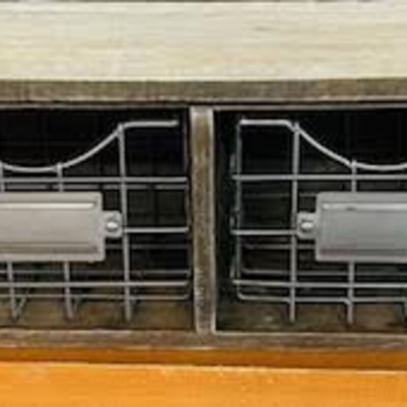 Shelf With Metal Drawers
