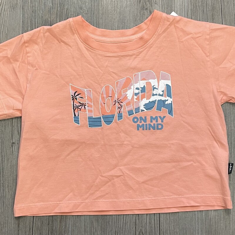 F4A Florida Cropped Tee, Papaya, Size: 6-7Y
NEW