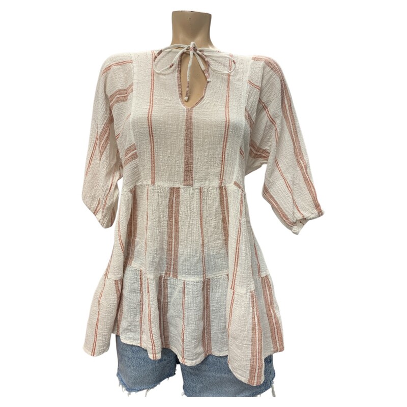 Primark, White/bu, Size: L
