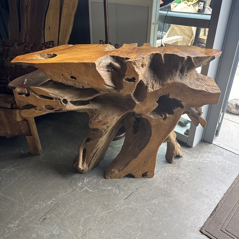 Teak Root Console