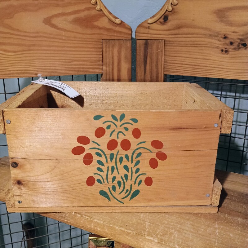 Vtg Wood Planter