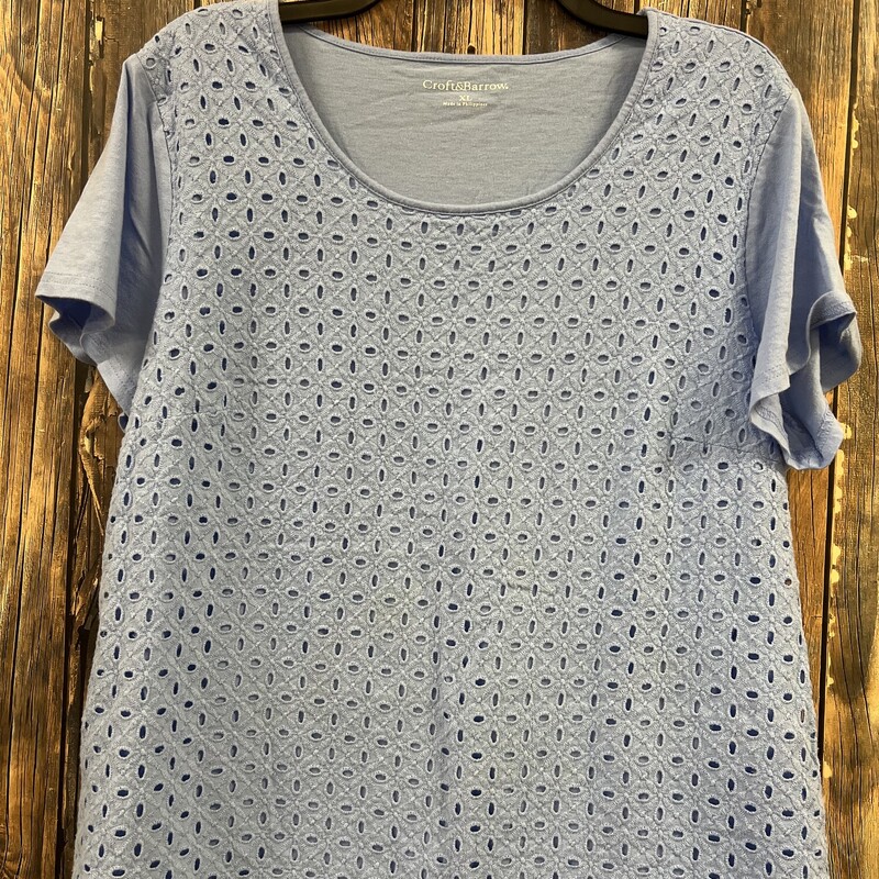Light Blue Crochet Dot To