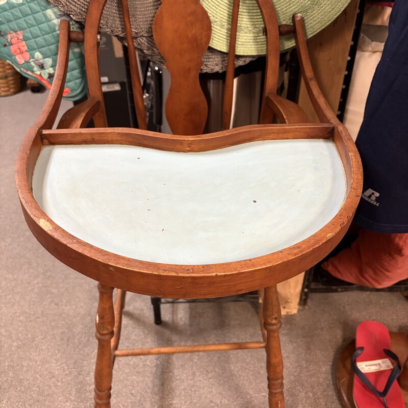 Vintage Wooden High Chair