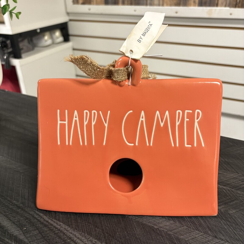 Orange Rae Dunn Happy Cam