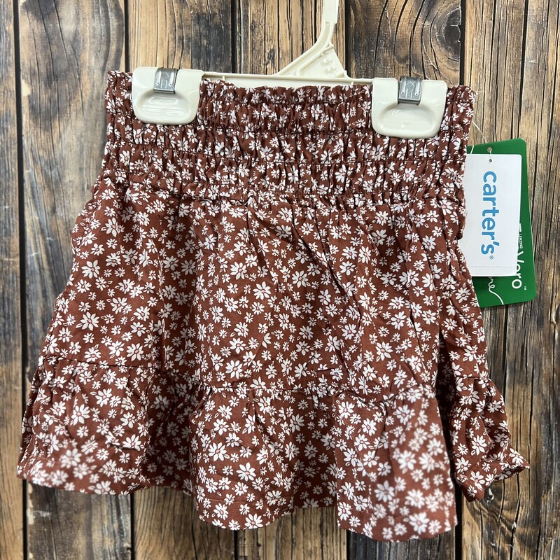 NWT Rust Flower Skirt