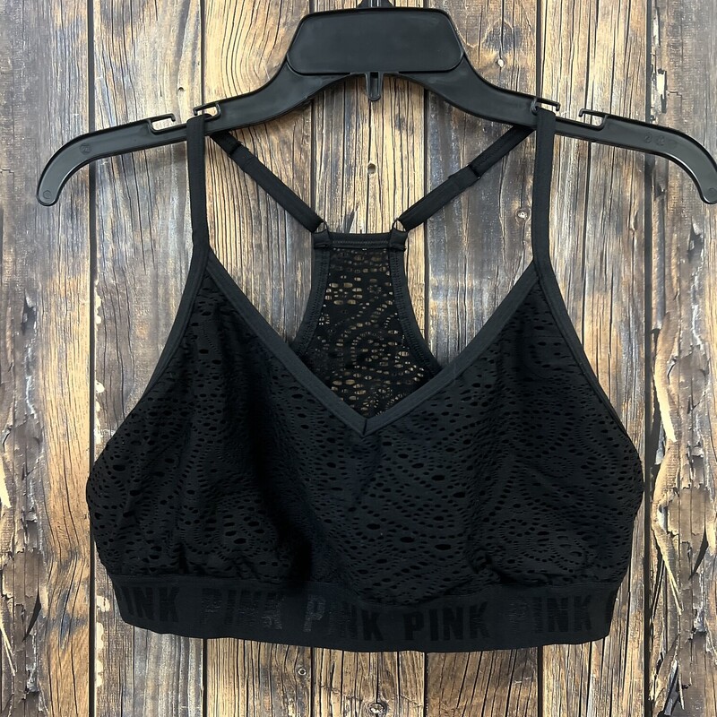 PINK Black Eyelet Sports