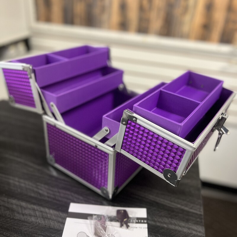 Purple Box Organizer W/ K