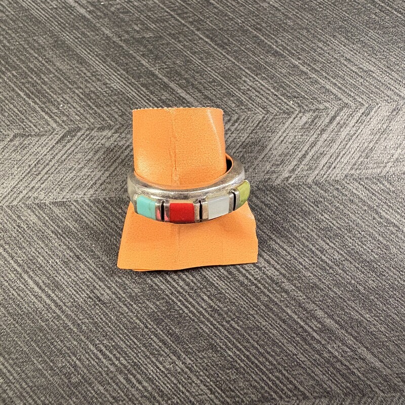 Colorful Sterling Silver, Size: 8