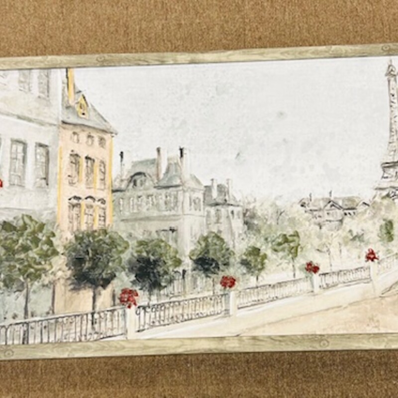 Paris Street Scene Canvas