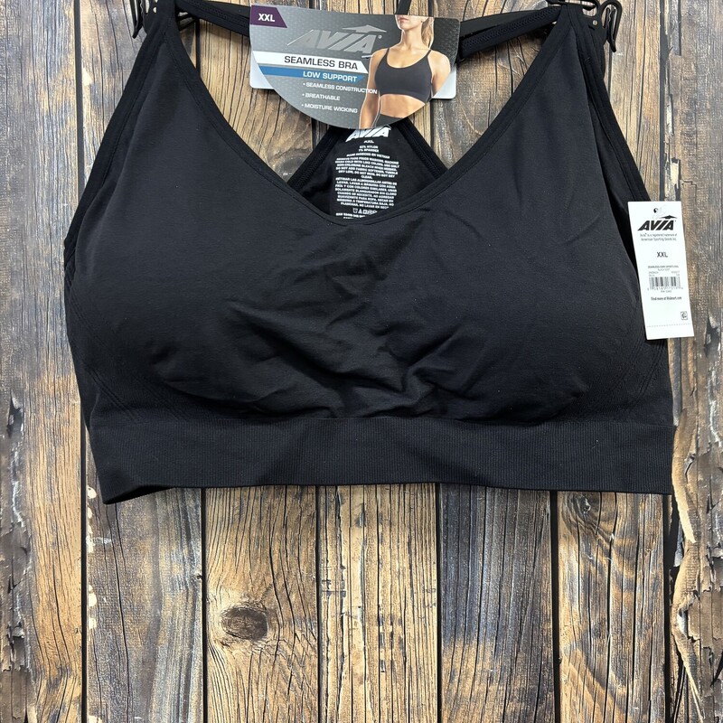NWT Black Sports Bra