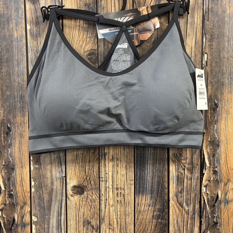 NWT Gray Sports Bra