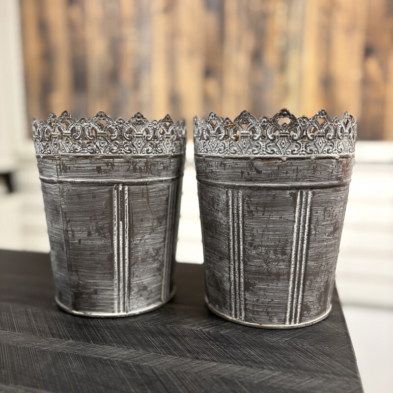 Tin Bucket Set (2)