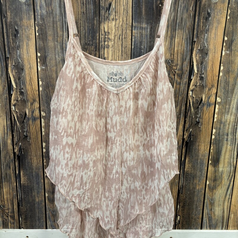 Pink White Mudd Tank