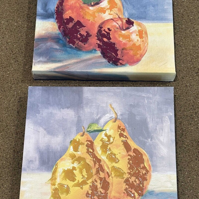 Canvas Apples & Pears Pic