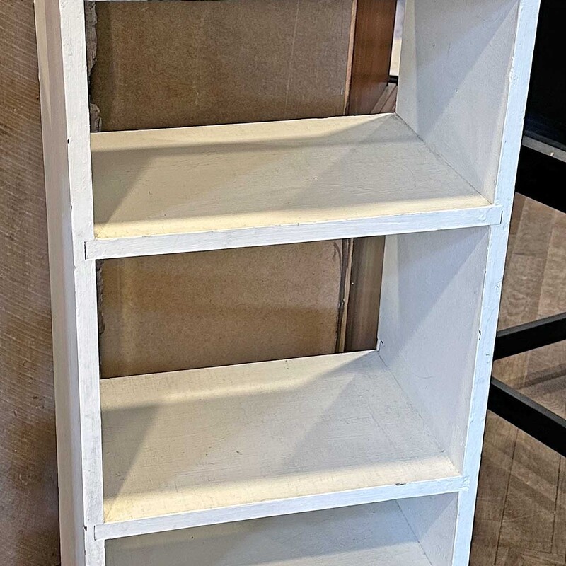 Cream 5 Shelf Bookcase