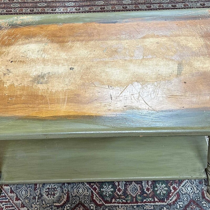 Shabby Green Coffee Table