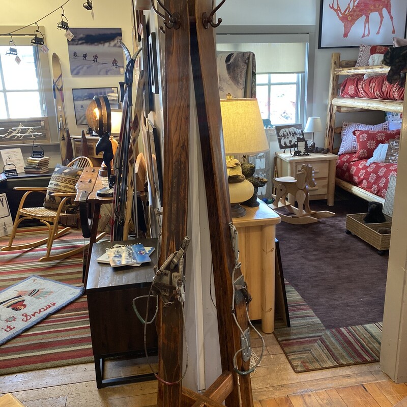 Vintage Ski Coat Rack