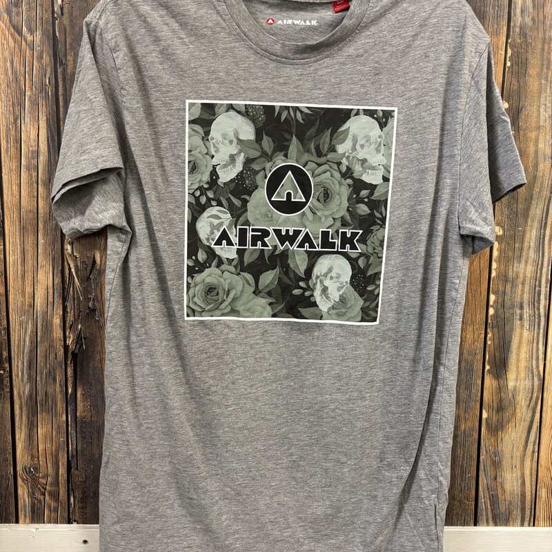 Floral Skull Airwalk Tee