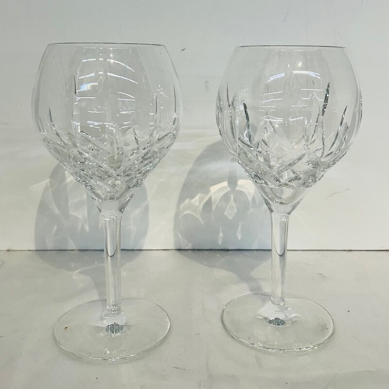 2 Waterford Balloon Wine