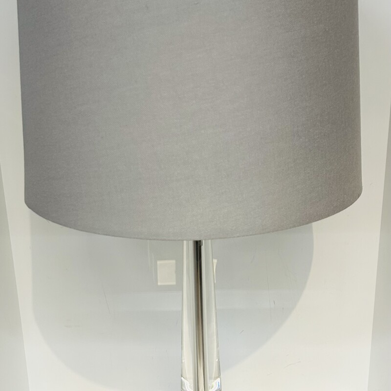 Glass Column Stone Base