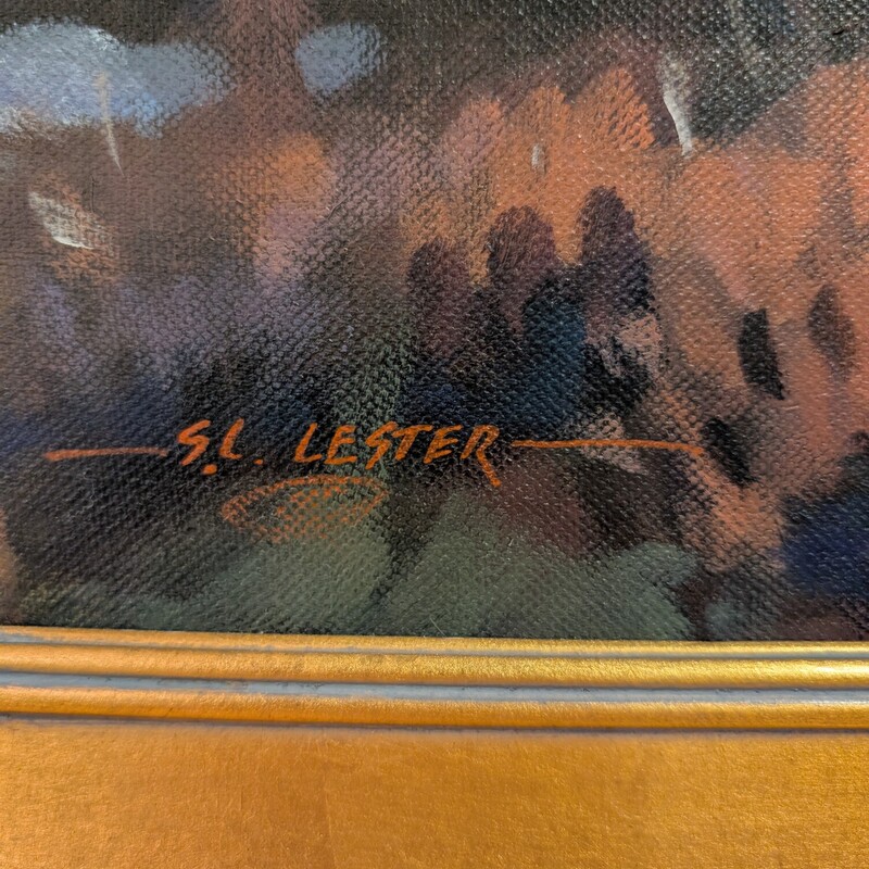 West Of Fairfax Original, Lester, Framed
29.5 x 25h