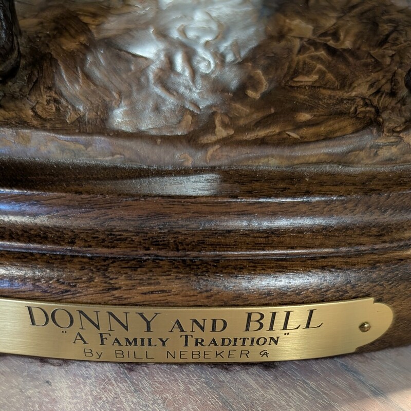 Bill Nebeker Bronze Sculp, Donny, Guitar<br />
10 x 8 x 11h