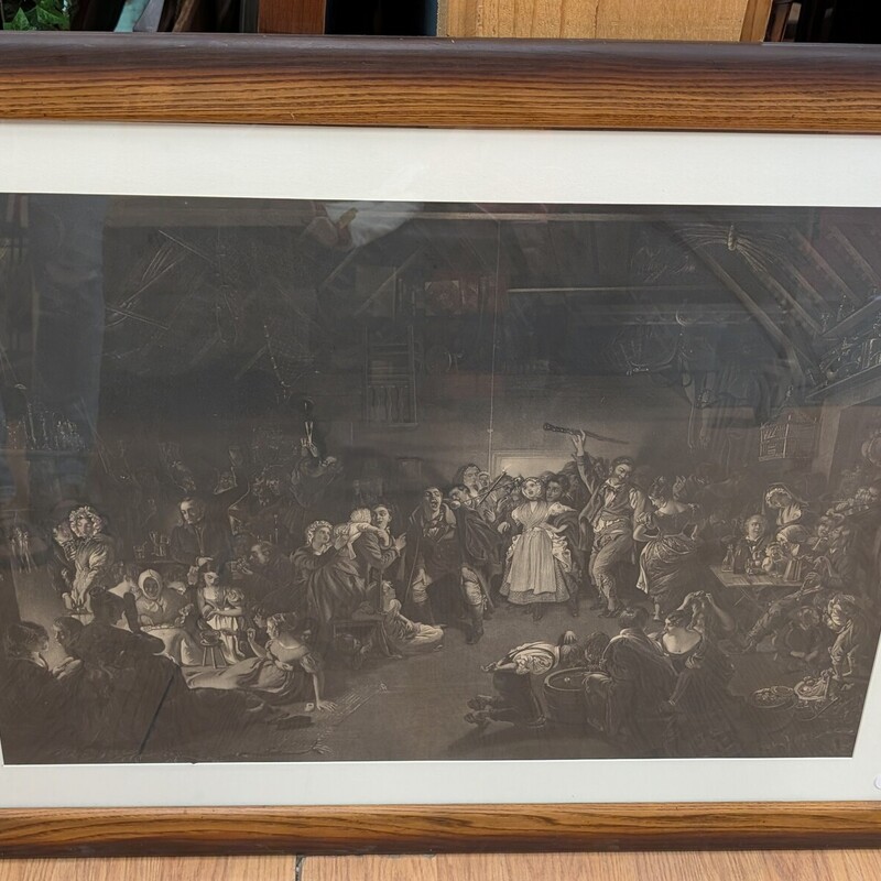 Daniel Maclise Snap Apple, Night, Litho
40 x 30h