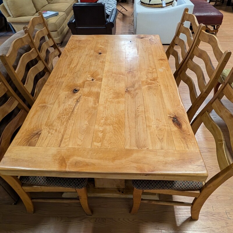 Knotty Alder Trestle Base
