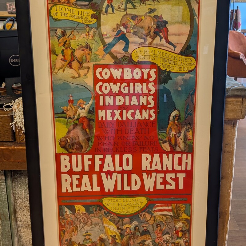 Buffalo Ranch Wild West, Original Poster
27w x 63h