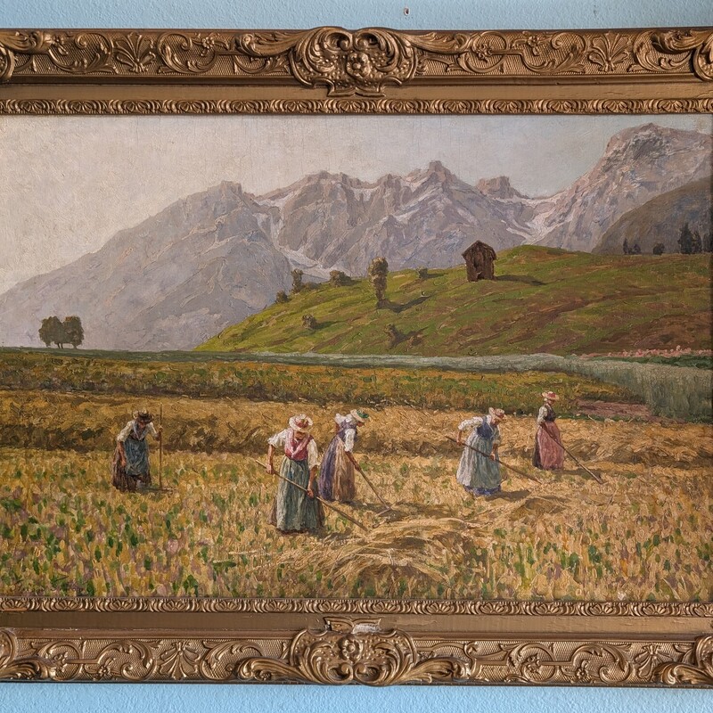 The Harvesters Oil, Stefan Simony, Vienna 1860-1950
Last sold at Christies
36w x 26h