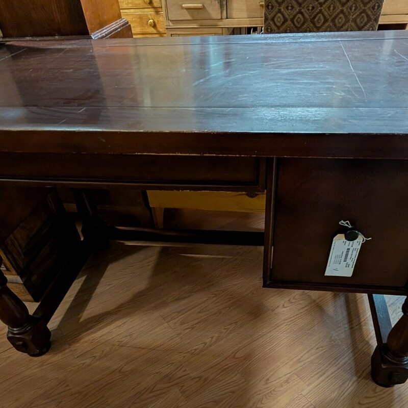 2 Drawer Dark Stain