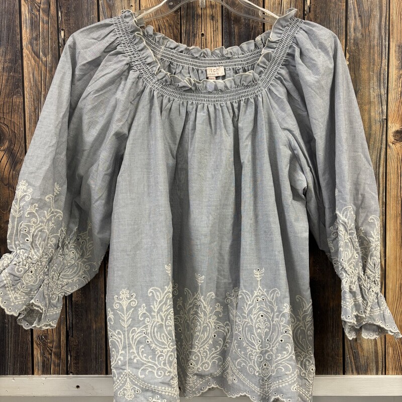 NWT Crochet Eyelet Top