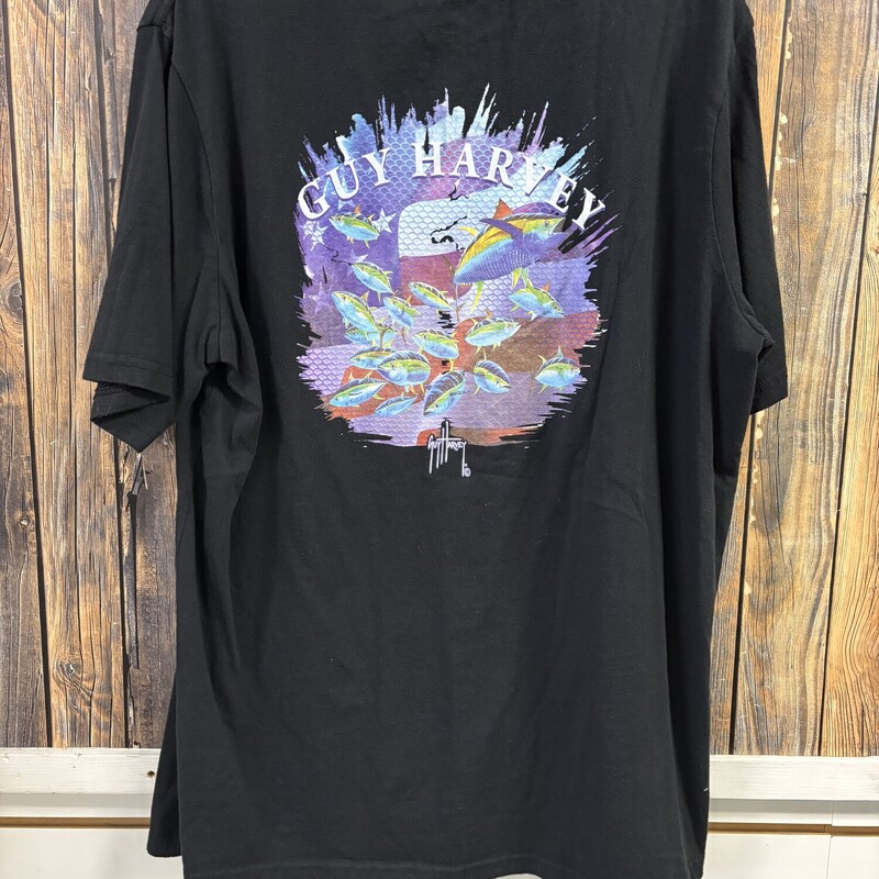 Black Fish Guy Harvey Tee