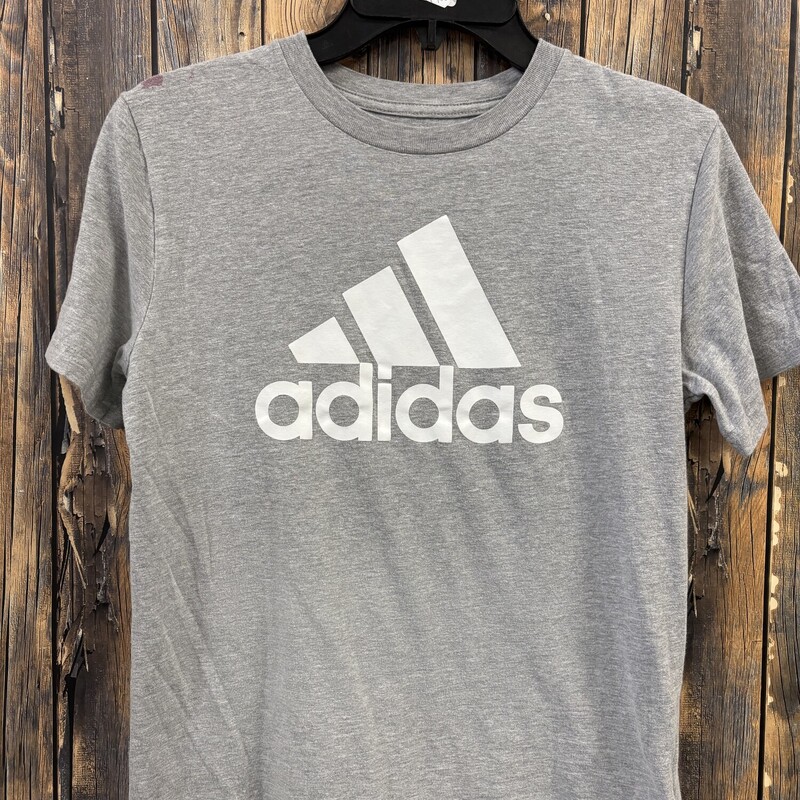 Grey & White Adidas Tee